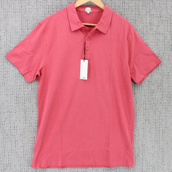 Swet Tailor Performance Polo Shirt Mens XL Pink Short Sleeve Soft Outdoor NWT - Picture 1 of 10
